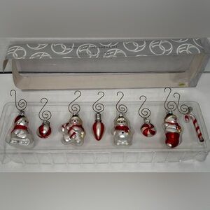 CHRISTMAS ORNAMENTS (DEPARTMENT 56) SNOWMAN, CANDY & ORNAMENTS